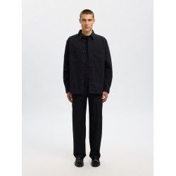 SELECTED Camicia Overshirt Travis Black