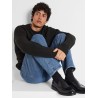 SELECTED Maglione Girocollo in Cotone Dane Black