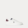 POLO RALPH LAUREN Sneaker Heritage Court II in Pelle White_Multi