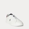 POLO RALPH LAUREN Sneaker Heritage Court II in Pelle White_Multi