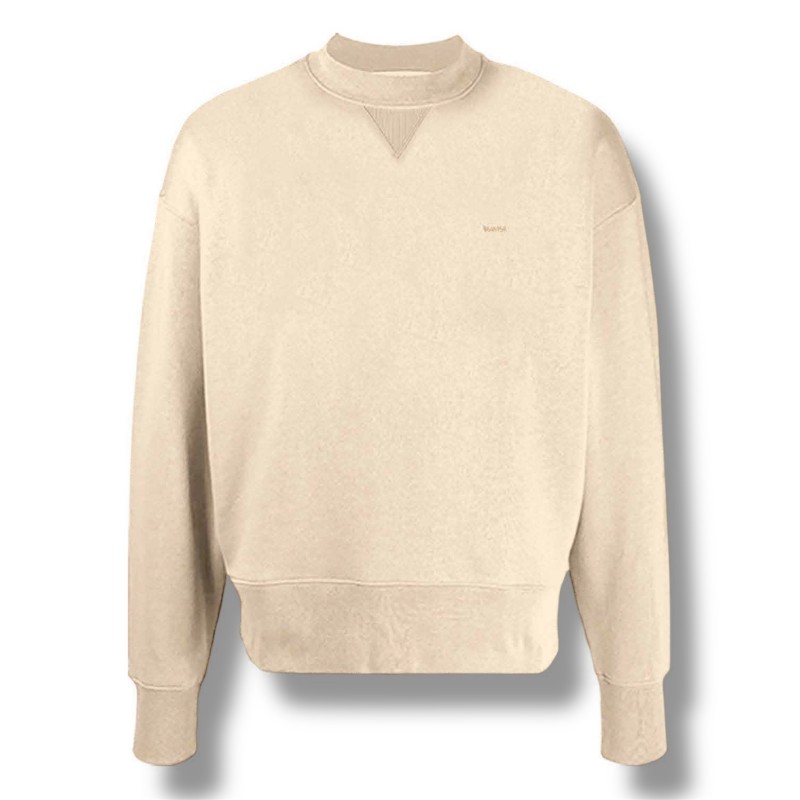 DISCLAIMER Felpa Girocollo Cod: 55114 Latte