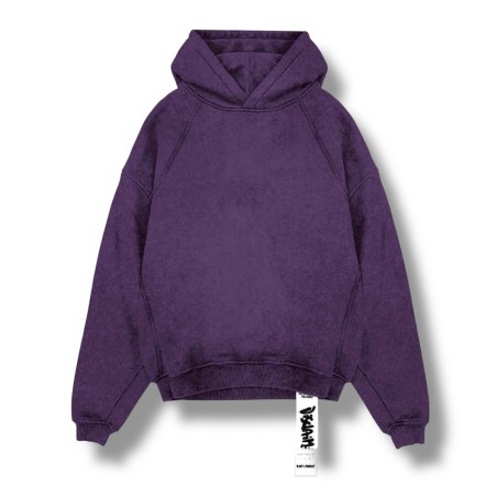 DISCLAIMER Felpa Cappuccio Cod: 55371 Viola Delavè