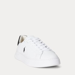 POLO RALPH LAUREN Sneaker RLite Court in pelle martellata