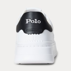 POLO RALPH LAUREN Sneaker RLite Court in pelle martellata