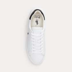 POLO RALPH LAUREN Sneaker RLite Court in pelle martellata