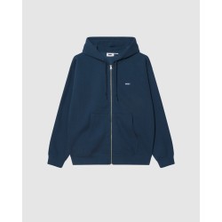 OBEY Estabilished Works Zip Hood Dark Denim