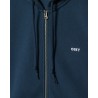 OBEY Estabilished Works Zip Hood Dark Denim