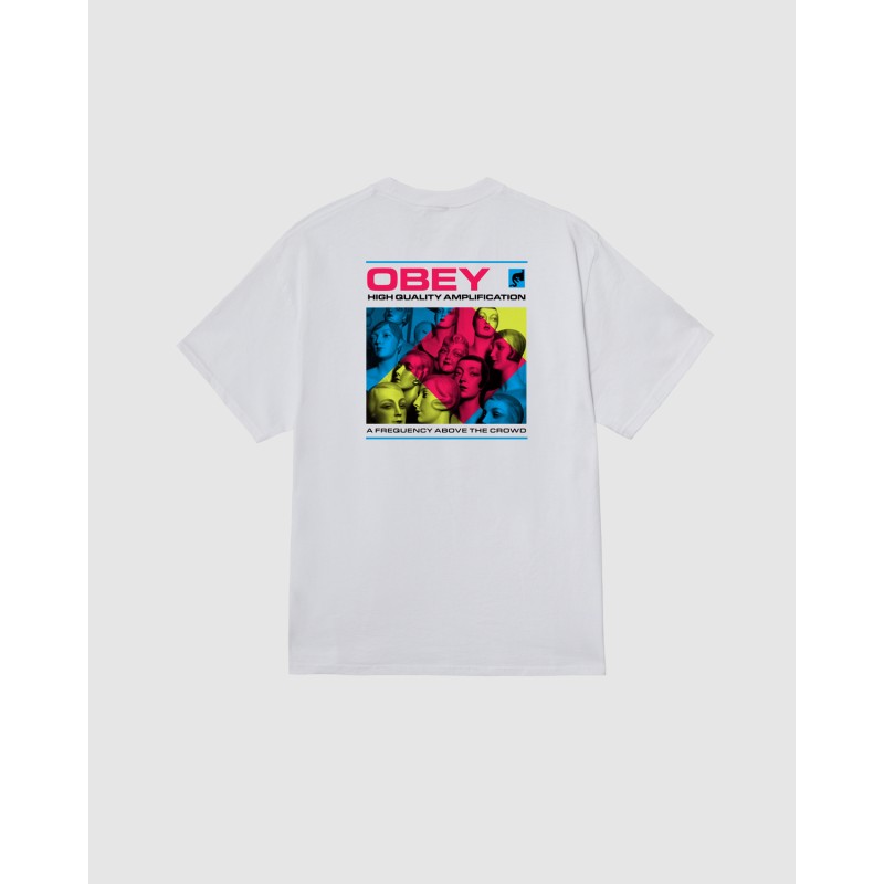 OBEY High Quality Amplification Tee White