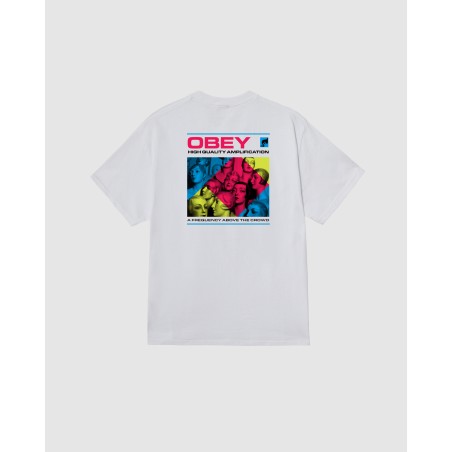 OBEY High Quality Amplification Tee White