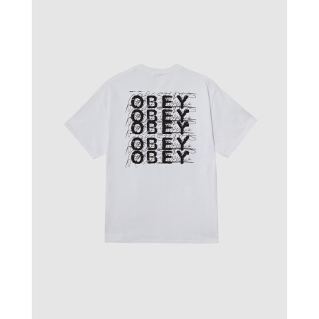 OBEY Scribble Classic Tee White