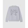 OBEY Studios Stamp Extra Heavy Fleece Ash Grey