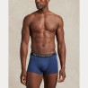 POLO RALPH LAUREN Tre paia di boxer in cotone stretch Blk/Navy/Heather