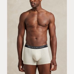 POLO RALPH LAUREN Tre paia di boxer in cotone stretch Blk/Navy/Heather
