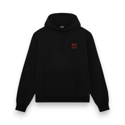 DOLLY NOIRE Tatsu Hoodie Black Orange