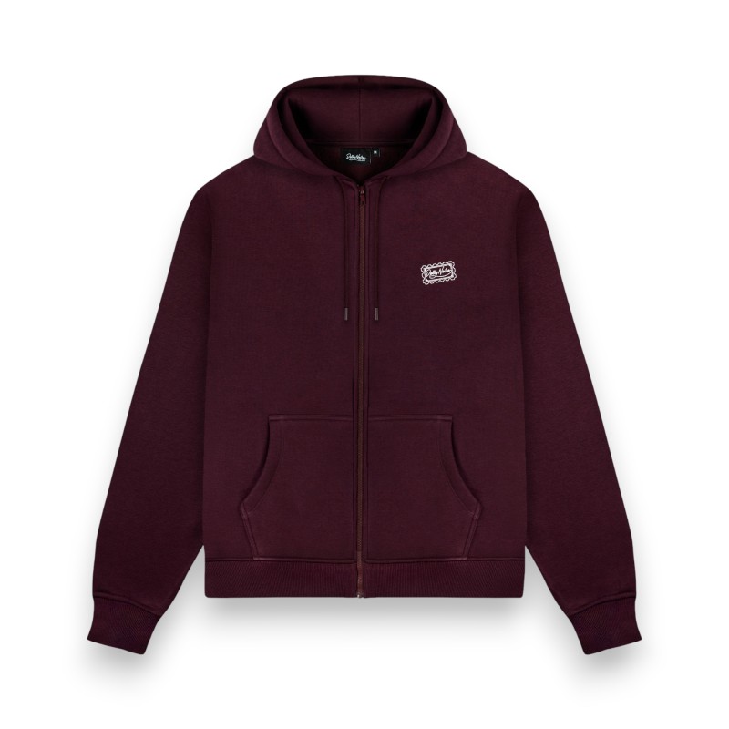 DOLLY NOIRE DLYNR Stamp Zip Hoodie Prune