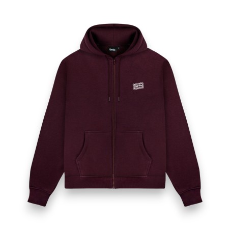 DOLLY NOIRE DLYNR Stamp Zip Hoodie Prune