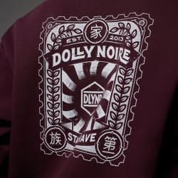 DOLLY NOIRE DLYNR Stamp Zip Hoodie Prune
