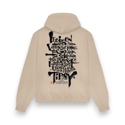 DOLLY NOIRE Hyakki Yagyo Chant Hoodie Beige