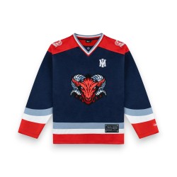 DOLLY NOIRE GOAT Hockey Crewneck Midnight Blue