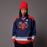 DOLLY NOIRE GOAT Hockey Crewneck Midnight Blue