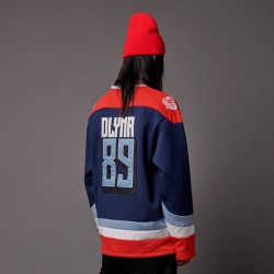 DOLLY NOIRE GOAT Hockey Crewneck Midnight Blue