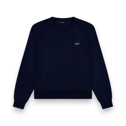 DOLLY NOIRE Mesh Crewneck Midnight Blue