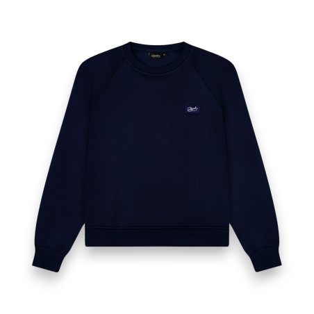 DOLLY NOIRE Mesh Crewneck Midnight Blue