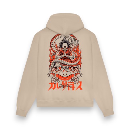 DOLLY NOIRE Cyber Kaeru Nyobo Hoodie Beige