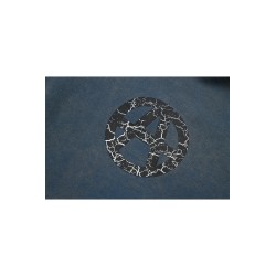 ACUPUNCTURE ANARCHY HOODIE NAVY BLUE