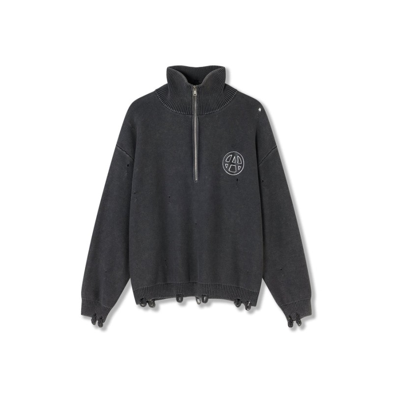 ACUPUNCTURE ANARCHY SWEATER GREY