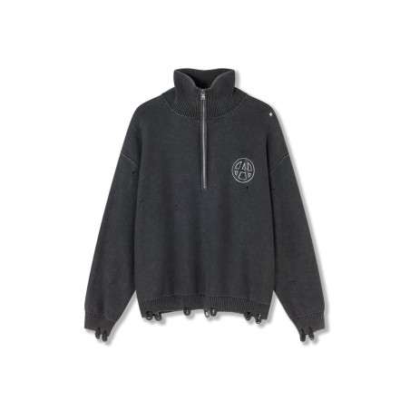 ACUPUNCTURE ANARCHY SWEATER GREY