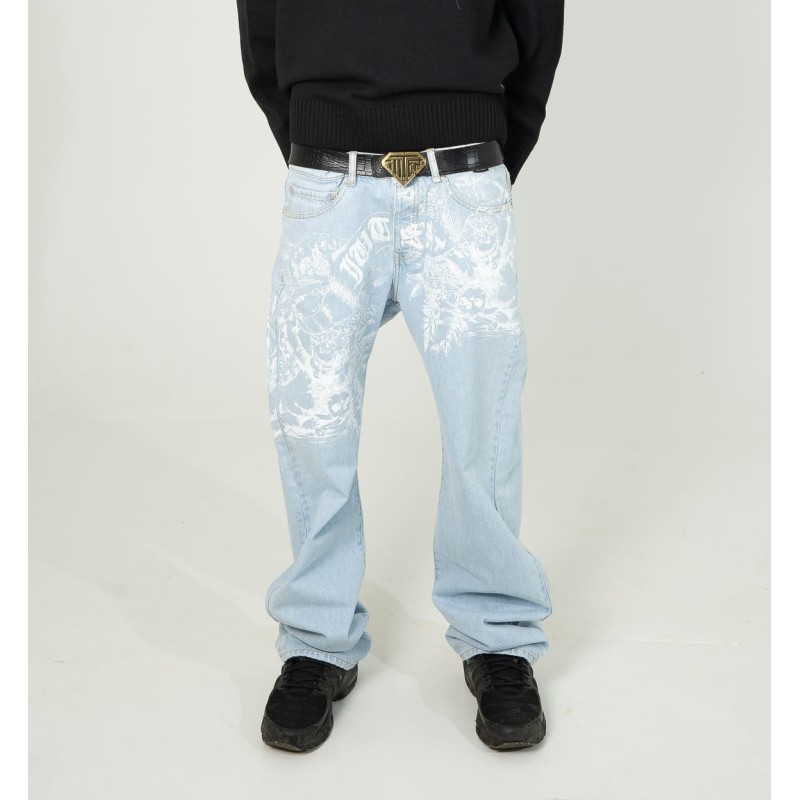 IUTER PARADISE LOOSE DENIM PANTS