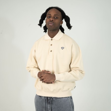 IUTER HEART LOGO POLO SWEATER