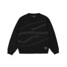 PROPAGANDA Logo Atom Sweater Black