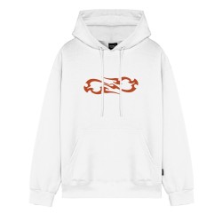 PROPAGANDA Logo Quill Hoodie White
