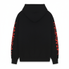PROPAGANDA Script Embroidery Hoodie Black