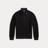POLO RALPH LAUREN Felpa Zip Pile Orsetto Nero