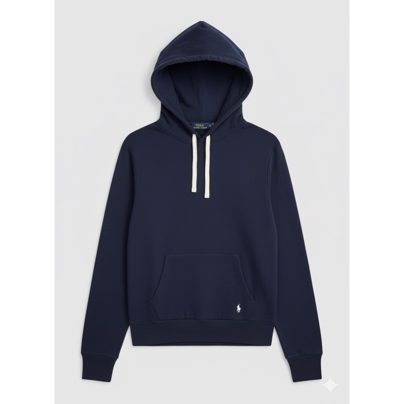 POLO RALPH LAUREN Felpa in Pile Leggero Blu