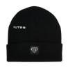 IUTER Logo Fold Beanie Black