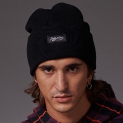 DOLLY NOIRE Label Beanie Black