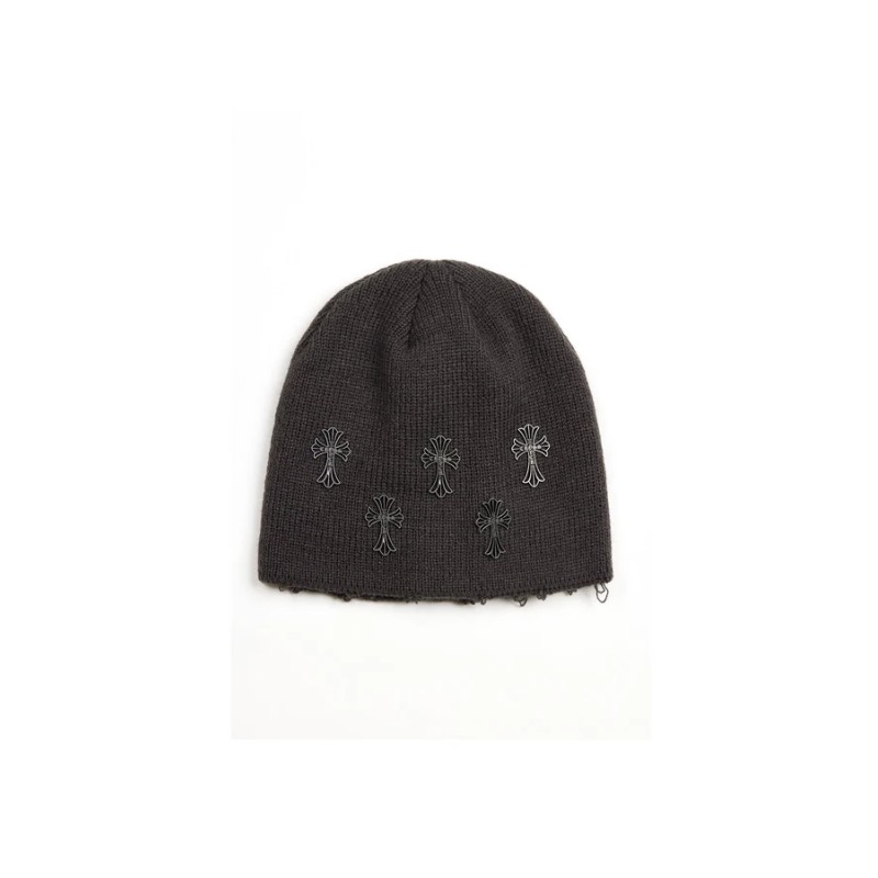 ACUPUNCTURE Cross Over Beanie Grey