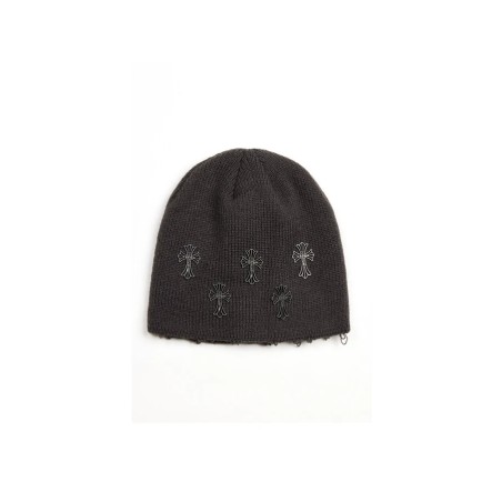 ACUPUNCTURE Cross Over Beanie Grey