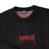 PROPAGANDA Ribs Spider Sweater Black