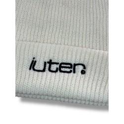 IUTER Grid Beanie White