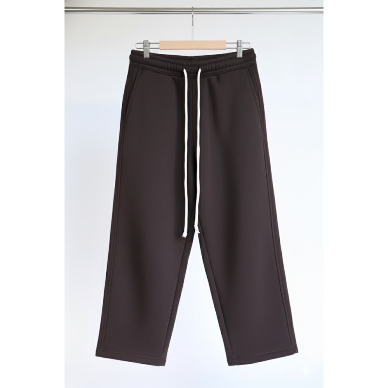 Pantalone Tuta Barrel Marrone