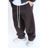 Pantalone Tuta Barrel Marrone
