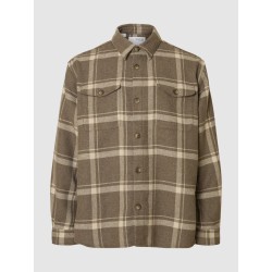 SELECTED PABLO WOOL BLEND OVERSHIRT