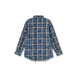 ACUPUNCTURE HYPER ACID SHIRT BLUE GRID