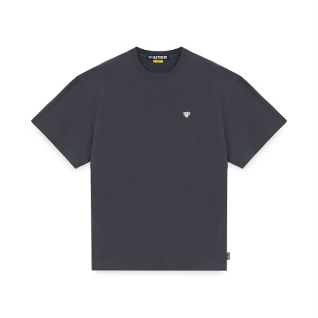 IUTER Heart Logo Tee Asphalt