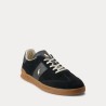 POLO RALPH LAUREN Sneaker Heritage Aera Pelle e Camoscio Black